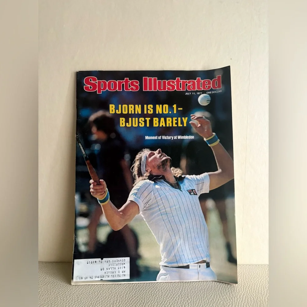 Sports Illustrated Magazine - Bjorn Borg Cover July 1977 - Picture 1 of 3